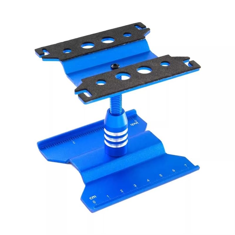Aluminum RC Car Repair Work Stand Blue for SCX24 TRX-4M