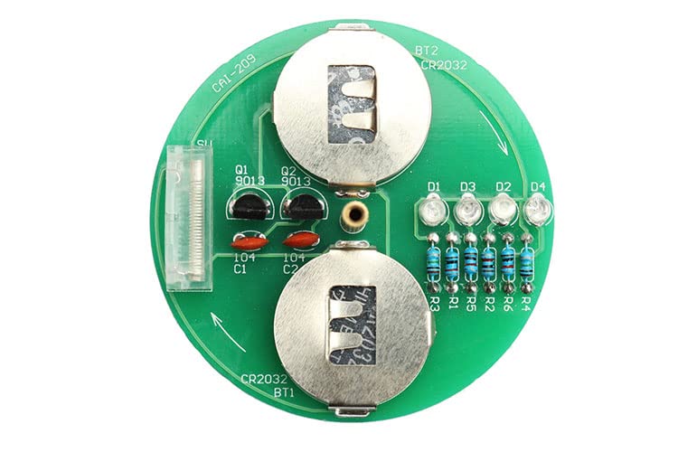 ISolderStore Soldering Project Soldering Practice Kit LED Rotating Desk Gyroscope DIY Kit Electronics Kit for Beginner