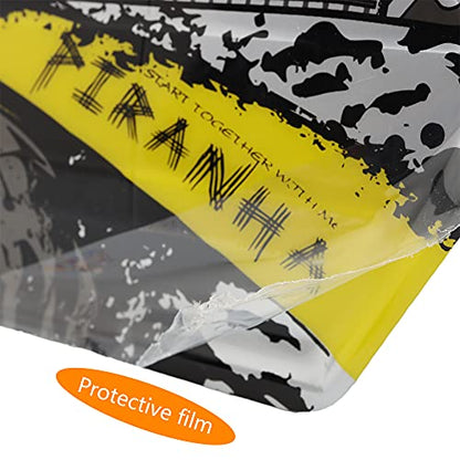 PX9200-02 RC Car Shell Body Cover Accessories Spare Parts for 1:10 9200 9200E 9201E 9205E 9206E Trucks 200E 210E Brushless RC Cars(Yellow)