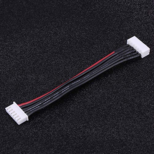 5Pcs Set Balance Connector Male Plug Extension Cable,Lipo Balance Extension Cable Silicone Wire Balance Leads Extension Cable for 2S 3S 4S 5S 6S
