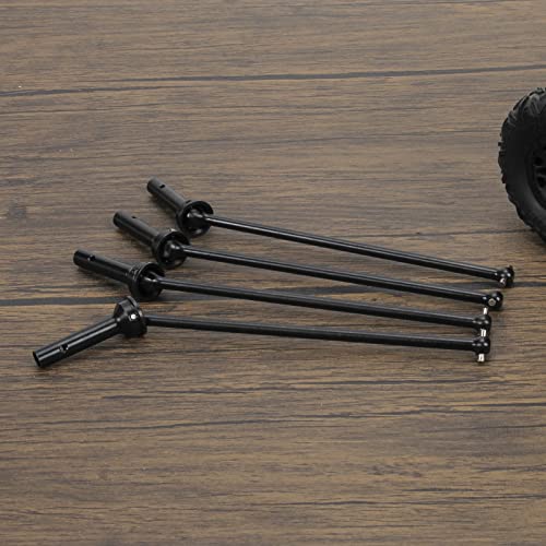 RCAWD CVD Driveshaft 183mm for ARRMA 6S, 1/8 Kraton 6S, Notorious 6S, Outcast 6S & 1/7 Fireteam 6S Upgrades Parts, #45 Steel Drive shafts Hop Ups for #AR220033#ARAC3985 Black - color: Black
