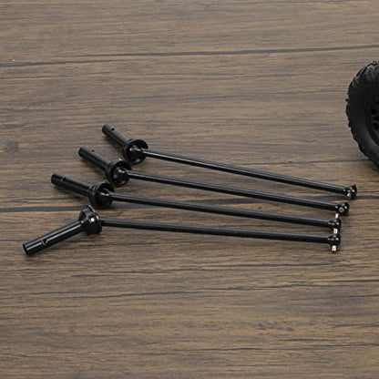 RCAWD CVD Driveshaft 183mm for ARRMA 6S, 1/8 Kraton 6S, Notorious 6S, Outcast 6S & 1/7 Fireteam 6S Upgrades Parts, #45 Steel Drive shafts Hop Ups for #AR220033#ARAC3985 Black - color: Black