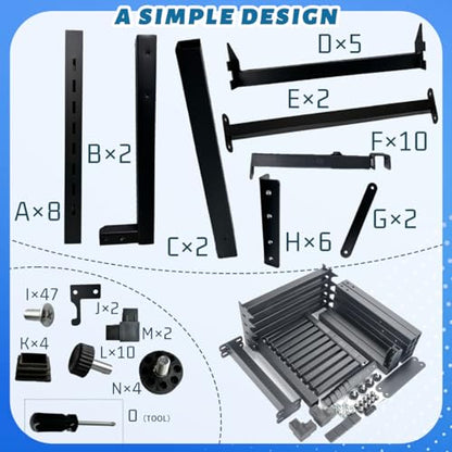 RC Car Stand, Adjustable RC Car Storage Rack, Remote-Controlled Model Cars, Mini Off-Road Vehicles, Large Trucks, Compatible with 1/6, 1/8, 1/12，1/18, and 1/24 Scale RC Model Cars.