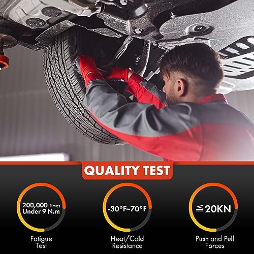 A-Premium 2 x Rear Upper Control Arm, with Ball Joint and Bushing, Compatible with Nissan Murano 2009 2010 2011 2012 2013 2014 | Compatible with Nissan Murano 2009 2010 2011 2012 2013 2014, Pack of 2, Fix Clunking Noise - style: Rear Driver and Passenger