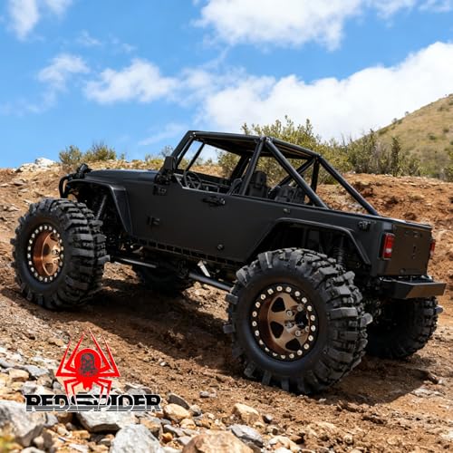 1.9'' Crawler Tires Mud Slingers Tyre OD 3.75'' For 1/12 RC Crawler MJX H12Y+ MN-128 MN82S LC79 1.9'' Beadlock Wheels (Tires) - color: Tires