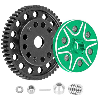 RCMYou RC 56T Slipper Clutch (0.8Mod) Transmission Gears Spur Gear Upgrades Part for 1/10 Rustler 2wd VXL/Slash 2wd VXL/Stampede 2wd VXL/Bandit 2wd VXL,56T Slipper Clutch,Green - color: Green - (56t Slipper Clutch)