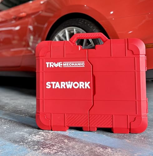 STARWORK TRUE MECHANIC 306-Piece Mechanics Tool Set and Socket Set, Comprehensive Tool Kit, Automotive Repair Tool Set, Professional - size: 306 PC