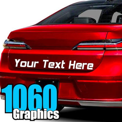 Custom Vinyl Lettering (2 inch Tall) - size: 2 inch Tall
