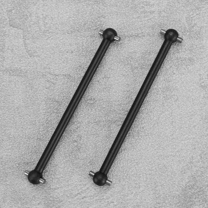 4pcs RC Car Drive Shafts 70mm/64mm Dog Bone Drive Shaft Centre Drive Joint Accessory Suitable for Common 1:6 1:8 1:10 1:12 RC Car Models - size: 70mm/64mm