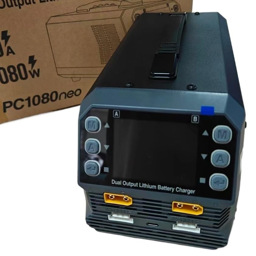 Compatible for SKYRC PC1080NEO Dual Channel LiPo Charger | 540W x 2, RC Airplane, Multi Language(US Plug) - color: US Plug