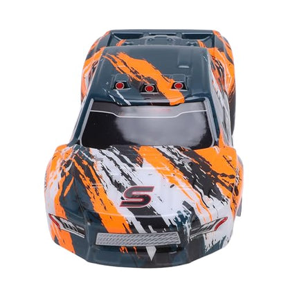 1/16 RC Car Body, Durable PVC Shell Easy Install, 1/16 Scale Truck Cover for Off Road Racing Hobbyists Orange - color: Orange