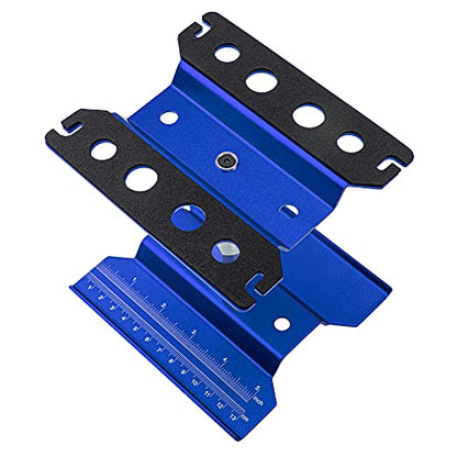 ShareGoo RC Car Work Stand Repair Workstation 360 Degree Rotation Lift with Screws Tray for Traxxas Axial Arrma Redcat Losi 1/10 1/12 1/16 RC Car Truck (Blue) - color: Blue