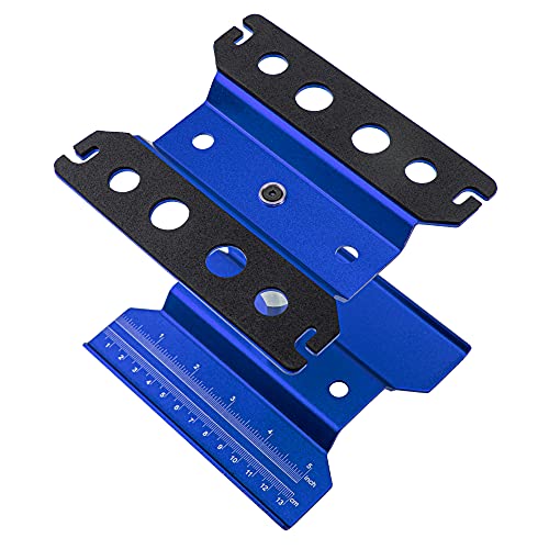 0-14mm Aluminum Alloy Expanding Hole Puncher Opener Reamer Tools with Protective Sleeve & RC Car Work Stand Repair Workstation 360 Degree Rotation Lift with Screws Tray
