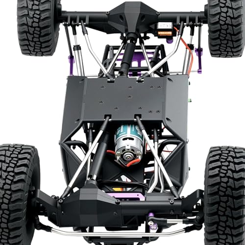 10PCS Grade 5 Titanium High Clearance Chassis Links and Steering Links Set for Axial 1/8 AXP8 Gilamon Trail Buggy Upgrade