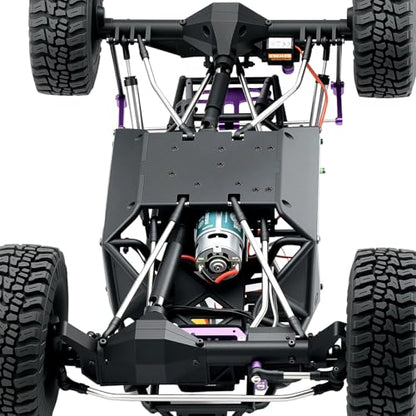 10PCS Grade 5 Titanium High Clearance Chassis Links and Steering Links Set for Axial 1/8 AXP8 Gilamon Trail Buggy Upgrade