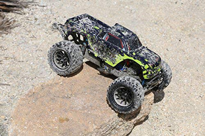 SummitLink Custom Body Compatible for 1/10 Scale RC Car or Truck (Truck not Included) (Muddy Green Over Black) - style: Muddy Green Over Black