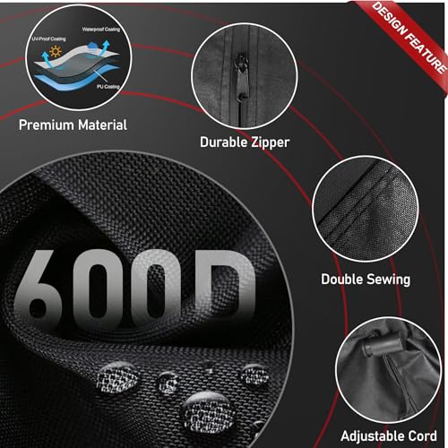 Comnova Tire Storage Cover - 600D Tire Cover for Trucks SUV Camper RV Trailer, Waterproof Heavy Duty Fade-Resistant Seasonal Spare Tire Storage Bags, Fits Tire Diameter 28 Inch Tire - size: 28" Tire Diameter