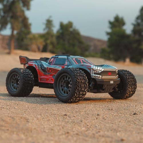 ARRMA RC Truck 1/10 VORTEKS 4X4 223S BLX BRUSHLESS Stadium Truck RTR (Battery and Charger Not Included) with DSC, RED, ARA4305V4T1 - color: Red