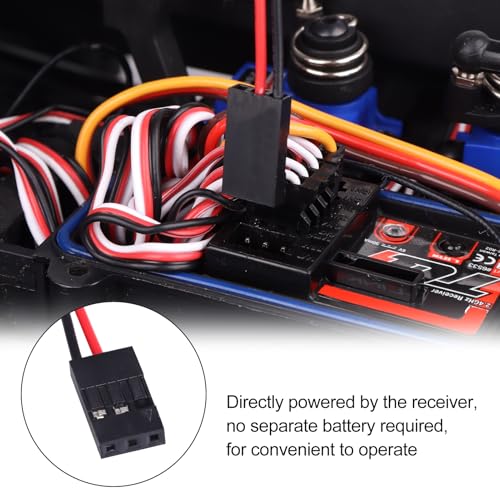 8Leds LED Light Headlights Taillight Kit Accessories for Traxxas Arrma Axial SCX10 Redcat RC4WD HSP Tamiya RC Car Truck Tank Crawler Short Course Drift