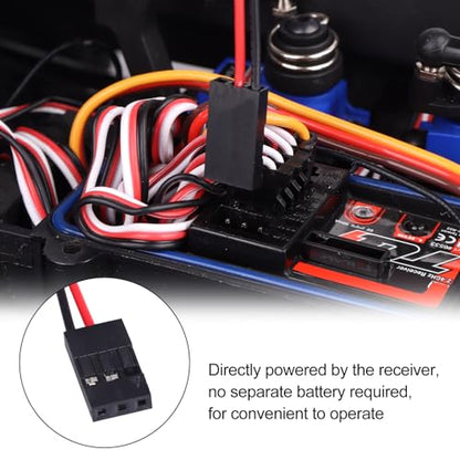 8Leds LED Light Headlights Taillight Kit Accessories for Traxxas Arrma Axial SCX10 Redcat RC4WD HSP Tamiya RC Car Truck Tank Crawler Short Course Drift