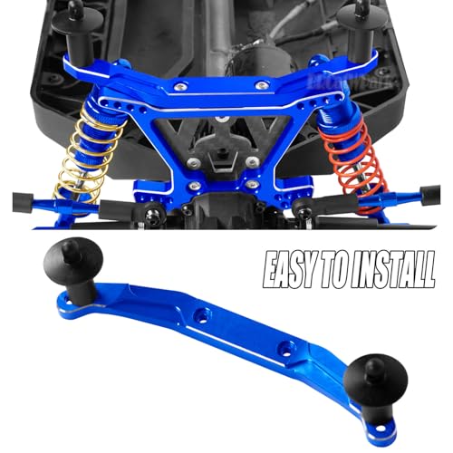 RC Body Mount Upgrades Part for 1/10 Slash 4x4 VXL,Aluminum Front & Rear Body Mounts with Body Posts Hops Up,Navy Blue - color: Navy Blue - (Upgrades)