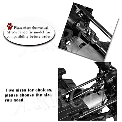 2pcs RC Drive Shaft 68-84mm for 1/10 SCX10，SCX10-II RTR,（68-84mm） - size: (0) 68-84 MM