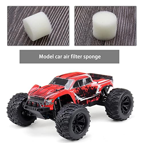 Create idea 8Pcs RC Car Air Filter Cotton Replacement Compatible with HSP 02028 1/10 RC Car RC Air Filter RC Accessories Replacement Part