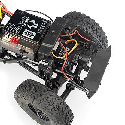 KYX Racing CNC Machined Aluminum Alloy Front Bumper Mount Posts Upgrades Parts Accessories For 1/24th Scale RC Crawler Car Axial SCX24 JLU AXI00002