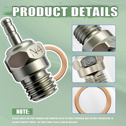 6Pcs N4 Medium Glow Plug Fit for HSP Traxxas 1/8 1/10 T-Maxx 2.5/3.3 RC Car | Replace for 3232X 70117
