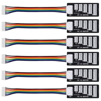 6pcs RC Product JST-XH-2-6S Lipo Battery Charge Balance Board, JST XH Board Balance Expansion Charger Adapter gor RC 6S LiPo Battery Charge - color: 6pcs JST-XH Balance Board