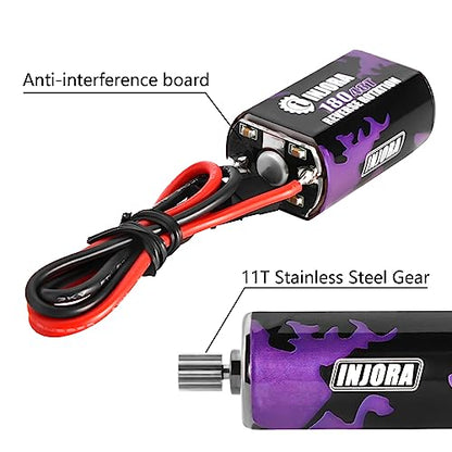 INJORA 180 Pro 48T Brushed Motor and Transmission for TRX4M Upgrade