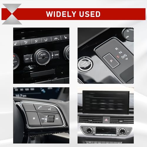 100Pcs 10 Sizes Metal Trim Clip - Panel Spring Clip Kit 7.9mm 10mm 11mm 13.1mm 14.1mm 15.3mm 15.8mm 16mm 17.3mm 18.2mm Auto Car U-Clip Trim Moulding Clip Kit Compatible with Audi VW 4A0-867-276A