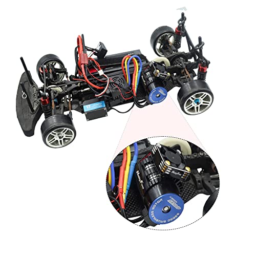 RC Cooling Fan 28000RPM Aluminum RC Car Motor Fan with Heatsink for RC Car 1/8 1/10 540 550 F540 3650 3660 Motor