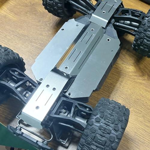 Stainless Steel Skid Plate Guard Chassis Armor Set for Traxxas Mini Maxx XRT 1:16 Rc car