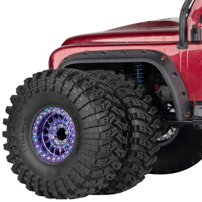 RC 1.9 Dually Beadlock RC Wheel Rim for 1/10 SCX10 90046 AXI03007 TRX4 TRX6 VS4-10 Gen7 Gen8 MST CFX D90 RC Crawler,Aluminum 1.9 Dually Beadlock Wheels Rims w/Adjustable Offset (4PCS) Colour - color: Colour/Dually Beadlock