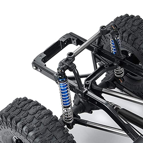 Maleonn RC Alloy Metal Rear Plate Mounting Bumper Mount for 1/10 RC Truck Crawler Car SCX10 II 90046 Accessories Upgrades Part