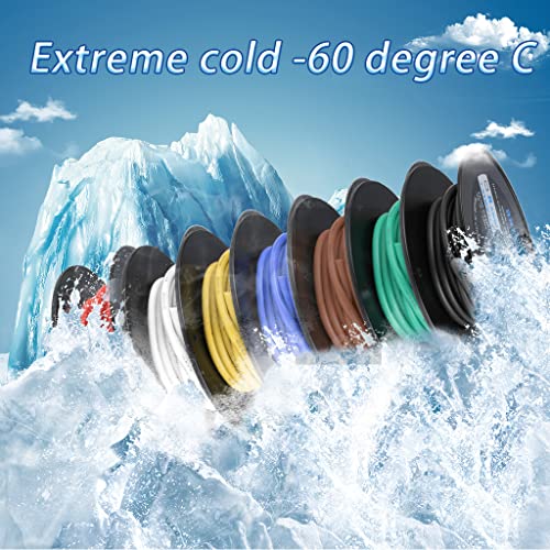 BNTECHGO 12 Gauge Silicone Wire Kit 7 Color Each 50 ft Flexible 12 AWG Stranded Tinned Copper Wire - size: 7 Colors Each 50ft, style: 12 AWG silicone wire