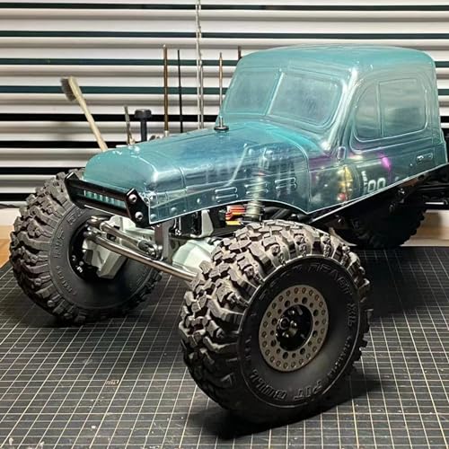 1/10 Carbon LCG Chassis Kit with Molded Bed Sliders Delrin Skid Plate Dual Servo Mount for SCX10 AR44 AR45 Capra F9 TRX4 Axle Gspeed V4 Chassis GS-FS Chassis G-Shot Chassis (Front Bumper) - color: Front Bumper