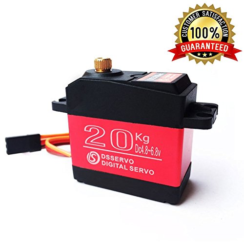 20KG Digital Servo High Torque Full Metal Gear Waterproof for RC Model DIY, DS3218MG,Control Angle 270° - size: 20kg-270°（digital）