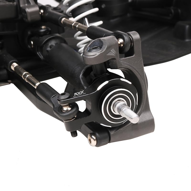 KYX Racing CNC Machined Aluminum Steering Knuckle Upgrades Parts Accessories for 1/10 RC Car Traxxas F150 Raptor R