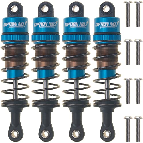 RC Aluminum Front & Rear Oil Filled Shocks Absorbers for Tamiya CC-01 Wrangler SCX10 D90 HSP HPI 1/10 RC Crawler Car Upgrades