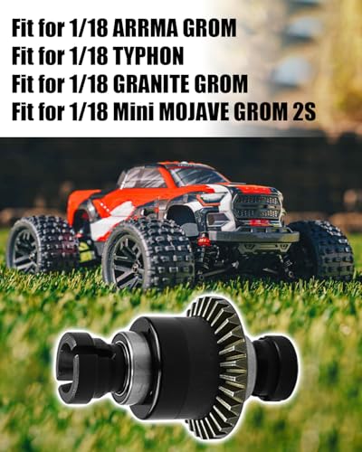 Differential 30T 0.8Mod V2 Fit for ARRMA GROM Typhon Granite Mojave | 2PCS 30T Differential Gear With 0.8Mod Design, Compatible With 1/18 ARRMA GROM Series RC Vehicles