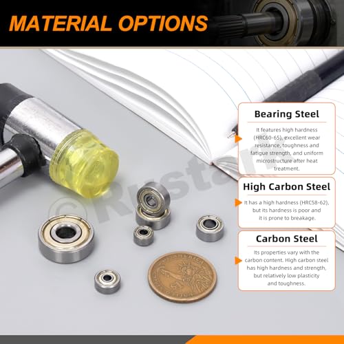 24Pcs 685ZZ Carbon Steel Ball Bearing Deep Groove Ball Bearing Double Shielded Bearings Small Bearings for Furniture Wheels Skateboards Scooters - size: 685ZZ/0.2x0.43x0.2inch, style: carbon steel