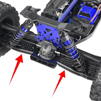 Front & Rear Suspension Arm Covers Carbon Fiber Dust Cover Proof Protection Plate for 1/8 Tra-xxas Sledge 4WD Monster Truck Upgarde Parts