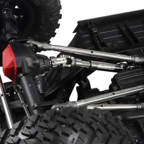 Stainless Steel Driveshaft for 1/10 RC Crawler TRX4 SCX10, 60-76mm | CNC Machined, Heavy-Duty Drive Shafts, Splined Engagement - size: 60-76mm
