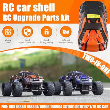 HBX 16889 16889A 16890 16890A SG1601 SG1602 RC Car Body Shell and Sticker B004-INV 1/16 RC Car Parts Accessories C - size: C