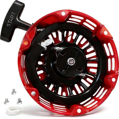 GX160 Pull Start Assembly Compatible with Honda GX200 | GX200 Recoil Starter Compatible with Honda GX120 5.5HP 6.5HP Engine 28400-Z4M-306ZB Recoil Starter (Curved Steel Rod Pawls) - size: Curved Steel Rod Pawls
