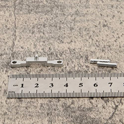 RCAWD SCX24 Body Post Front Upgrades for Axial, Body Mount Aluminum Parts for AXI00002 Silver - color: Silver