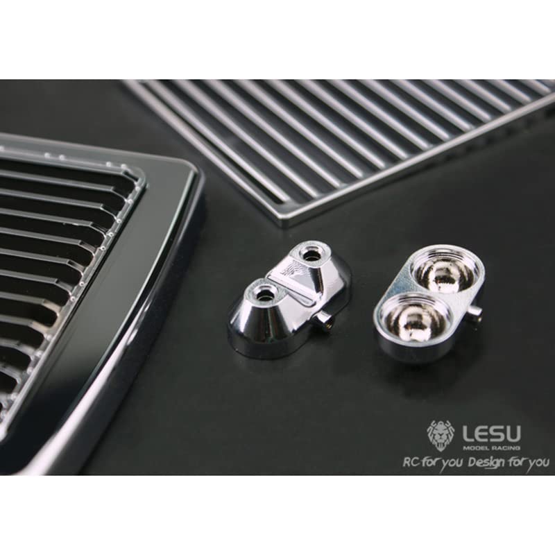 Metal US in Stock Front Net Bumper Compatible with DIY Lesu Rc 1/14 Tractor Truck Car