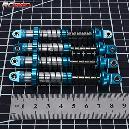 RCAWD Shock Absorber for UTB18 Capra Upgrades, Front & Rear RC Shocks Parts #AXI213004#AXI213000, for Axial 1/18#AXI01002 Blue - color: Blue